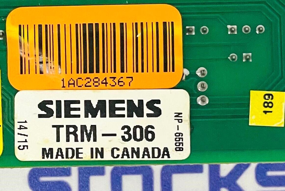 SIEMENS TRM-306 Relay Adder Module 500-837022