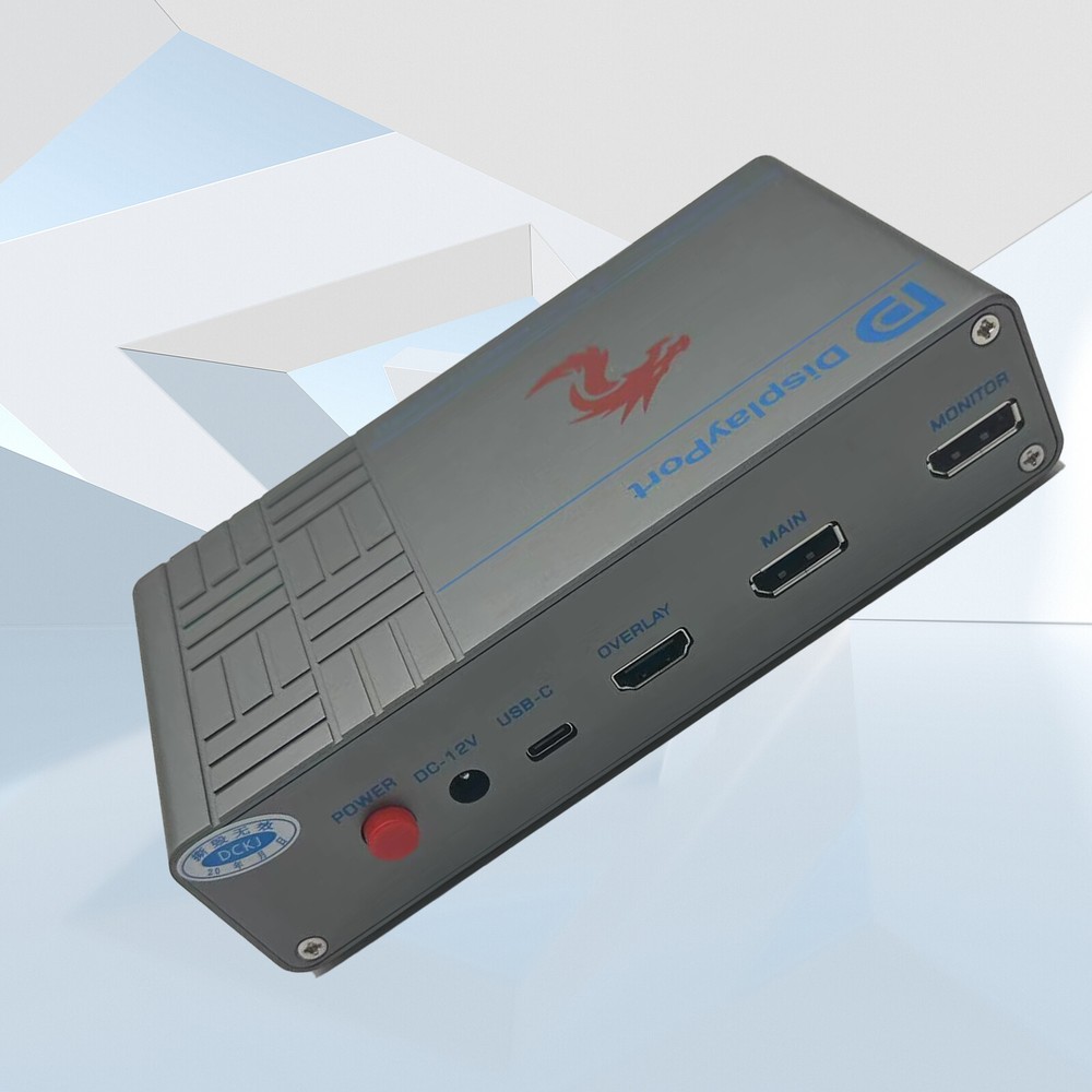 Adaptive 4K CapDMA Video Processor Overlay Box HDMI-Compatible DMA Fuser