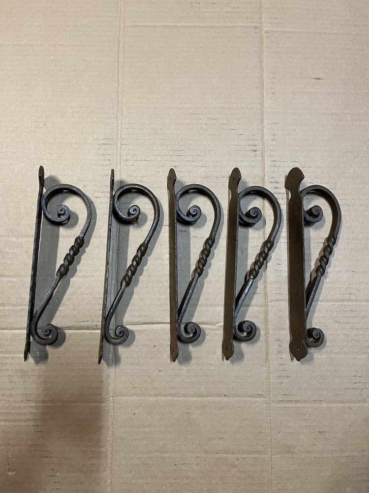 Antique Wrought Iron Handles. 10.5"