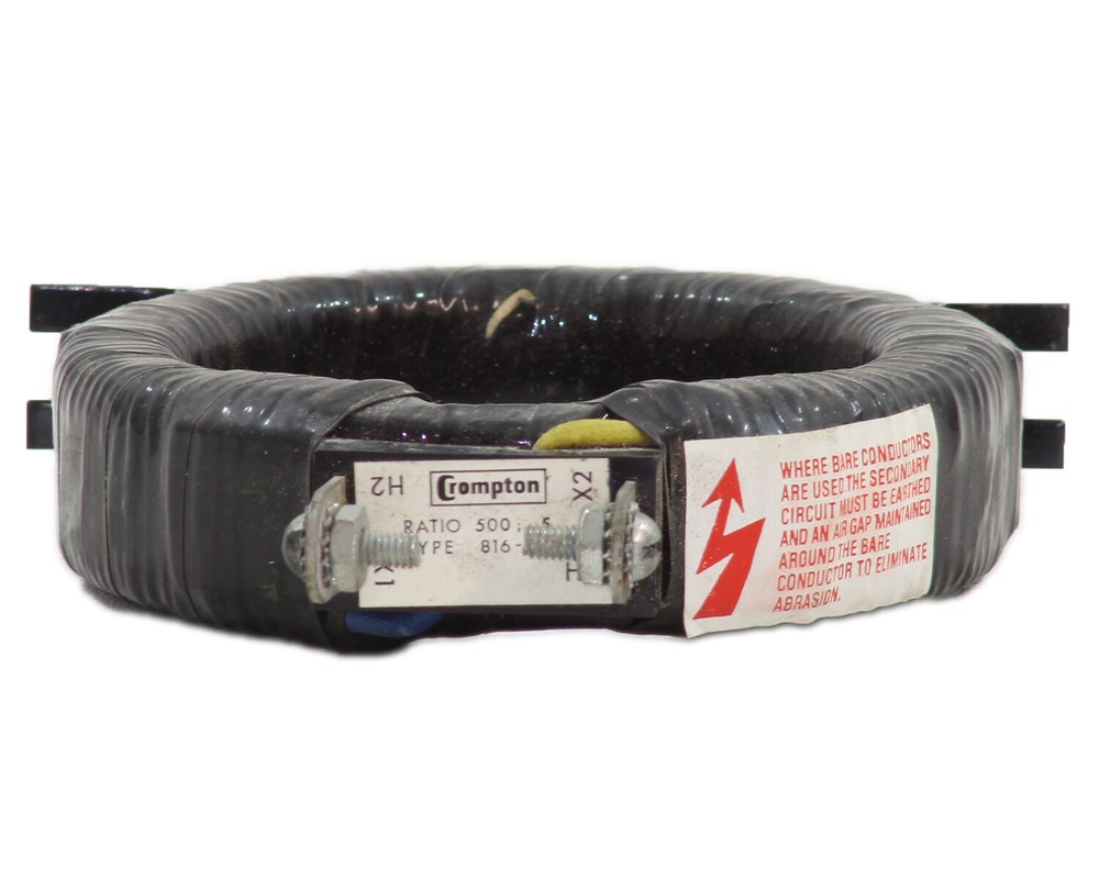 Crompton 816-943 Current Transformer 500:5A Indoor Panel Mount