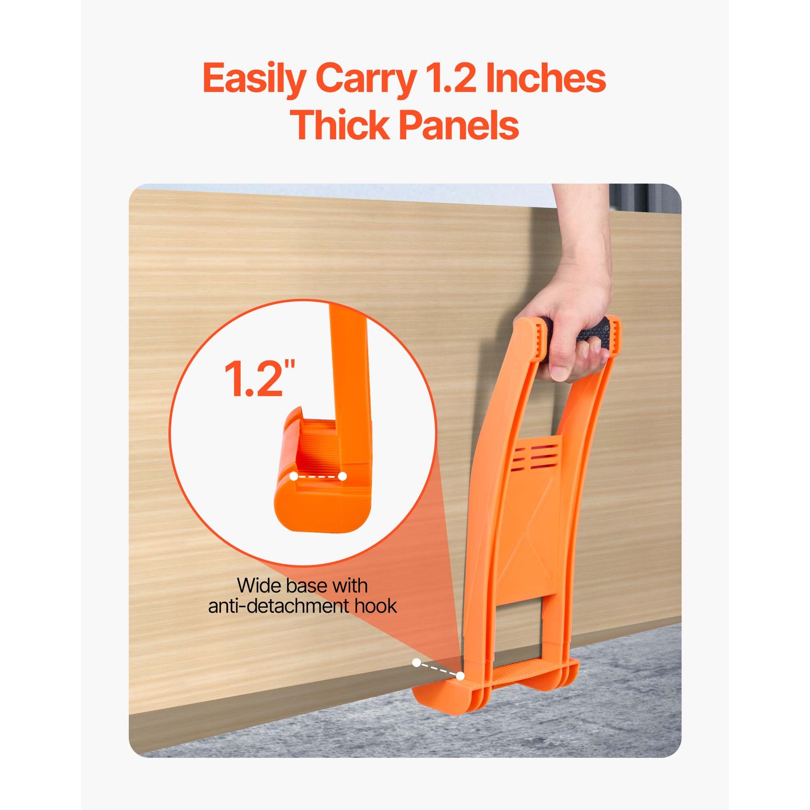 Drywall Carrier 2 Pack Plywood Carriers Handles with 176 lbs Load