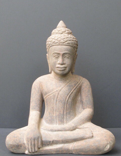Khmer Buddha In Stone, Cambodia