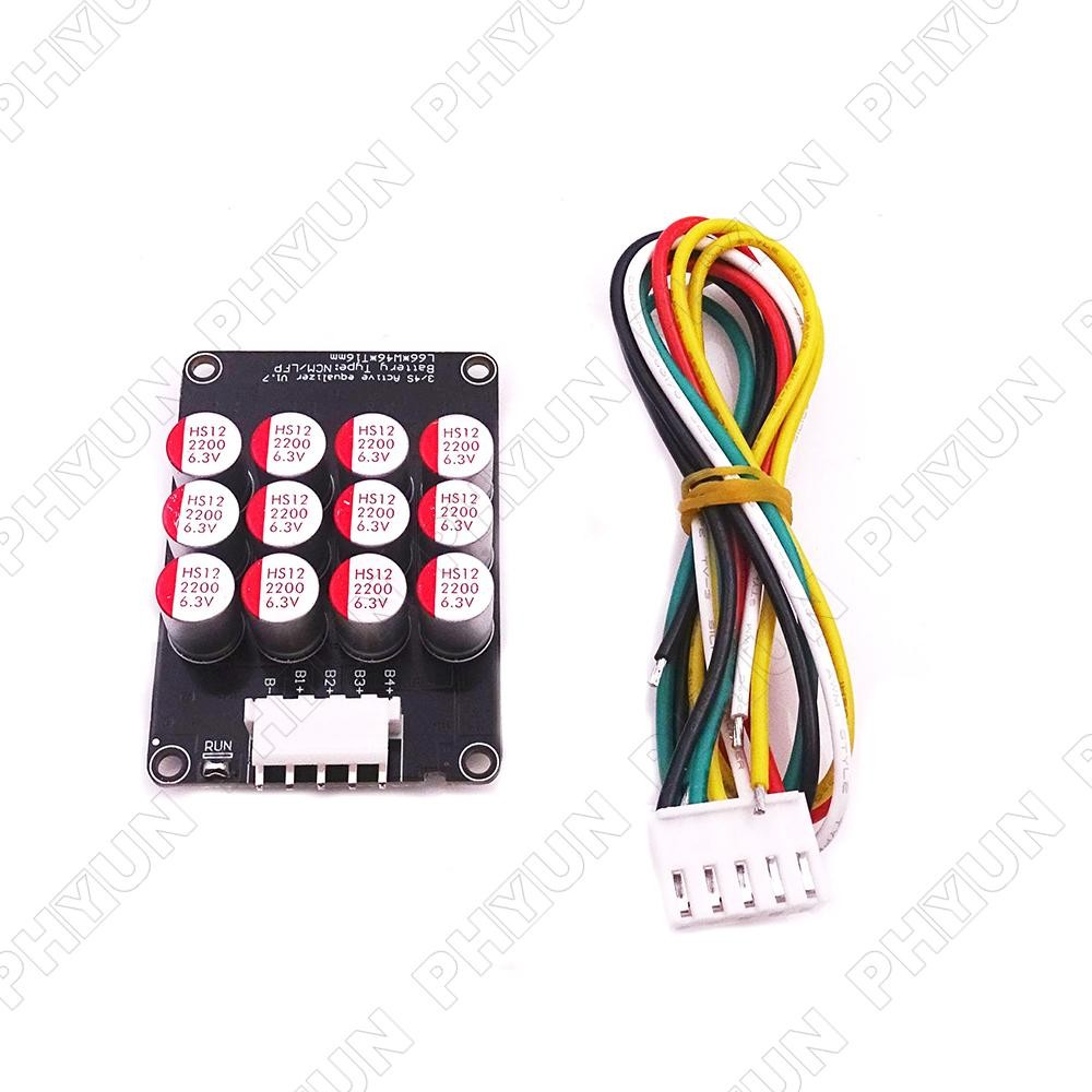 1.8V-4.5V Capacitive Active-Balancer 4S Active Balancing Equaliser Board Li-ion