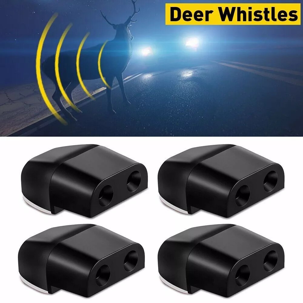 8x Deer Whistles Sonic Wildlife Warning Device Animal Alert Car Safety Accessory