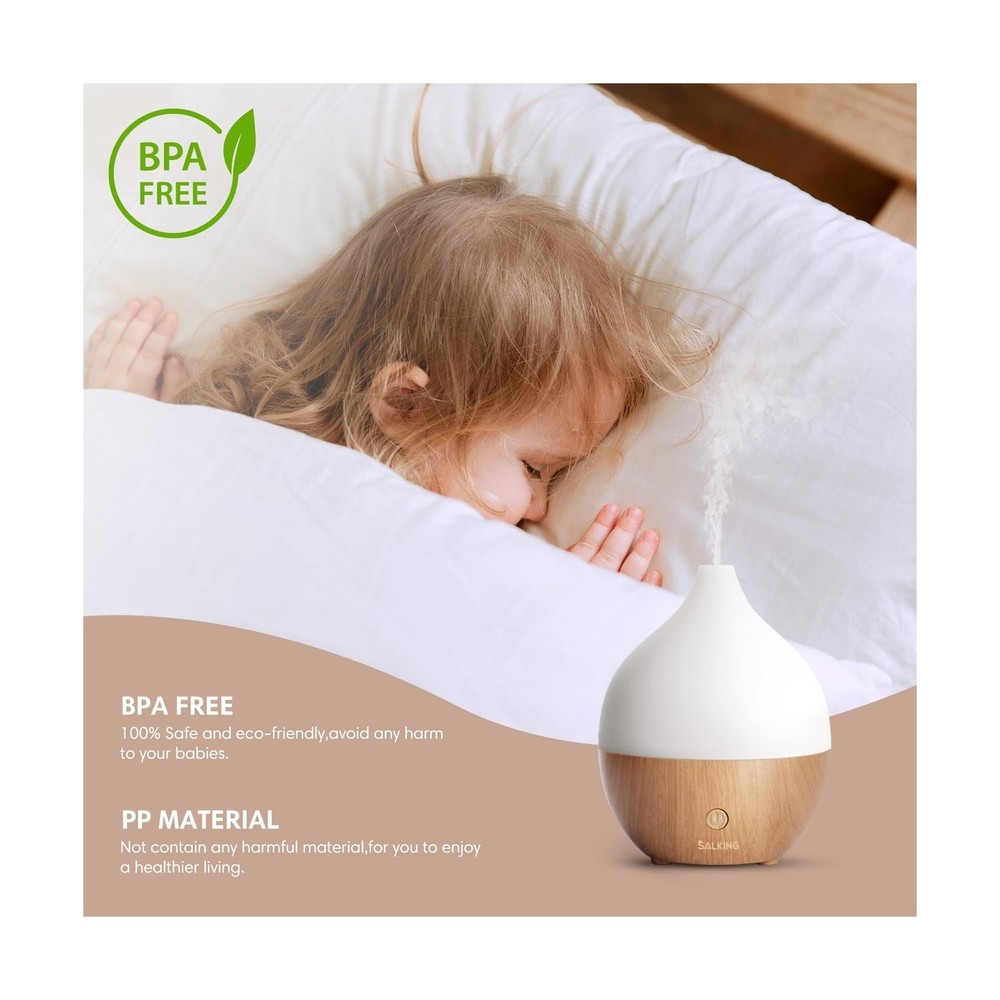 SALKING Essential Oil Diffuser, 100ml Small Aromatherapy Diffuser with Auto S...