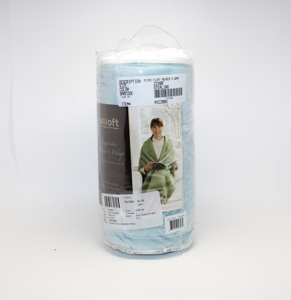 SoLoft Raschel Readers Wrap New Micro Fluff 22"x 88"