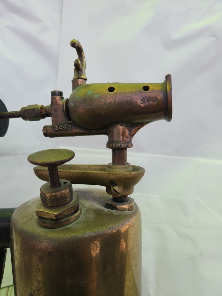 Vintage Brass & Steel Blow Torch