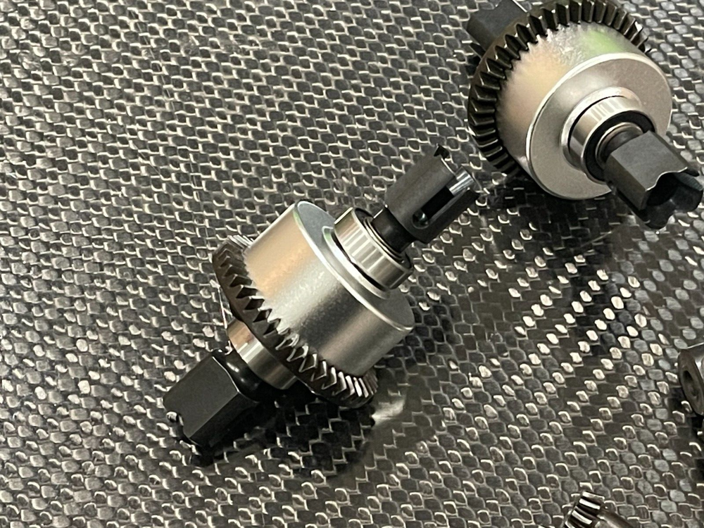Front & Rear Differential Diff Set for Arrma FELONY 6s BLX 4x4 Silv