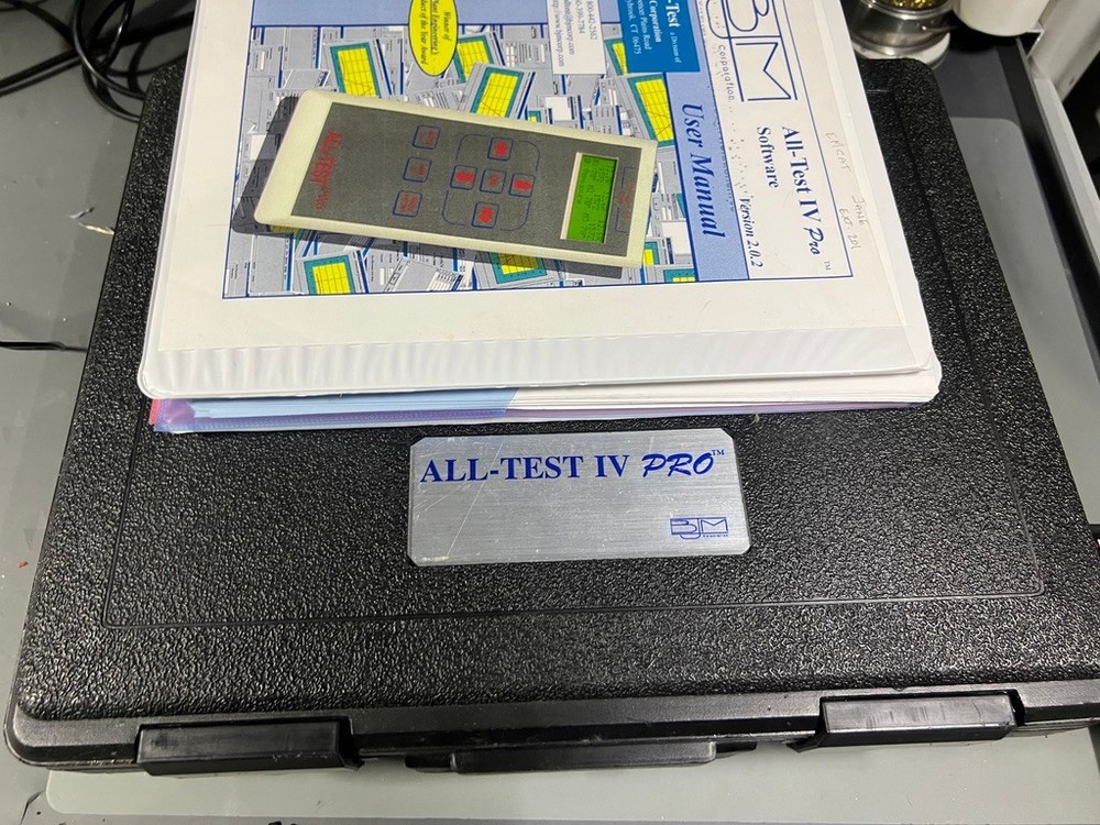 ALL-TEST IV Pro Motor Circuit Analyzer - W/All Accessories battery issues - READ