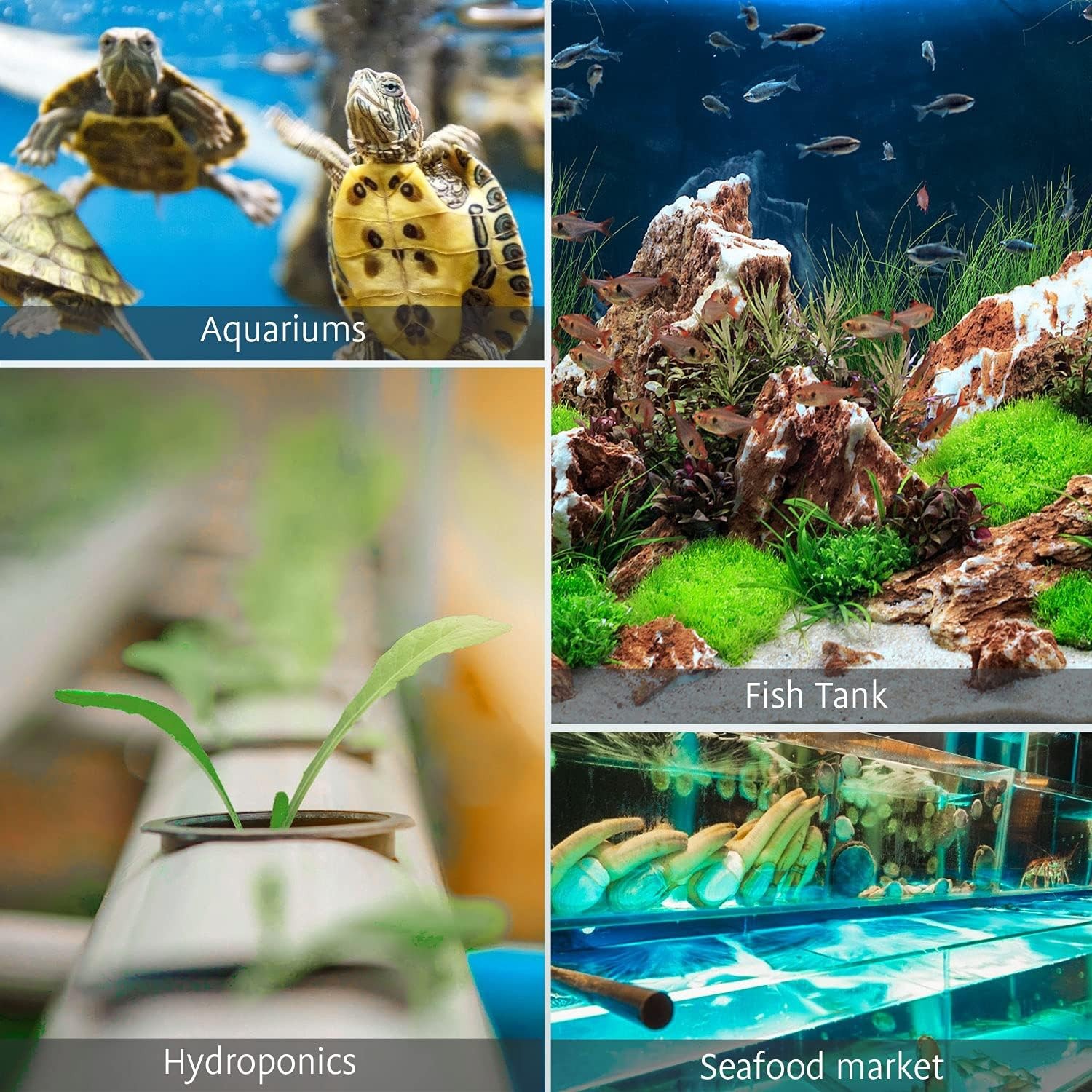 Air Stone for Aquariums or Hydroponics, 4" Cylinder, Fits 4 mm / 0.16" Tubing