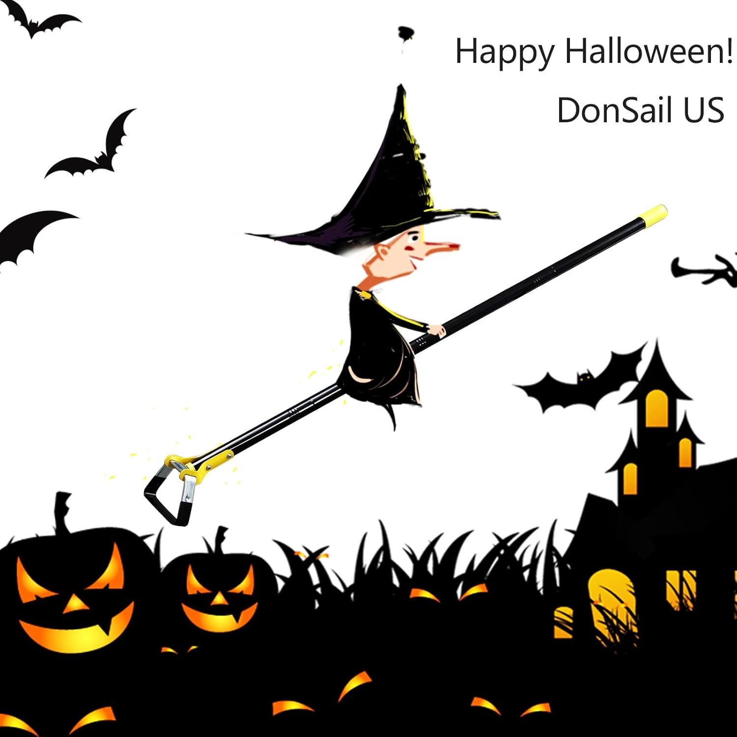 DonSail Hoe Garden Tool -Scuffle Garden Hoes for Weeding Gardening Long Handle H