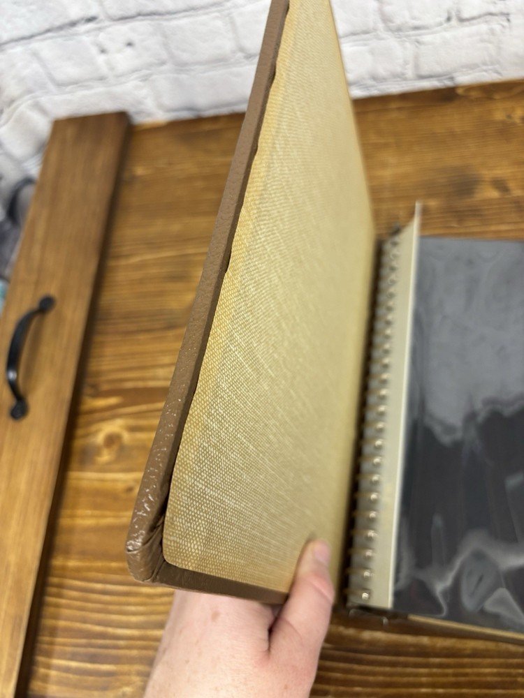 Vintage Post Office Stamp Collection Binder Old Eagle Logo