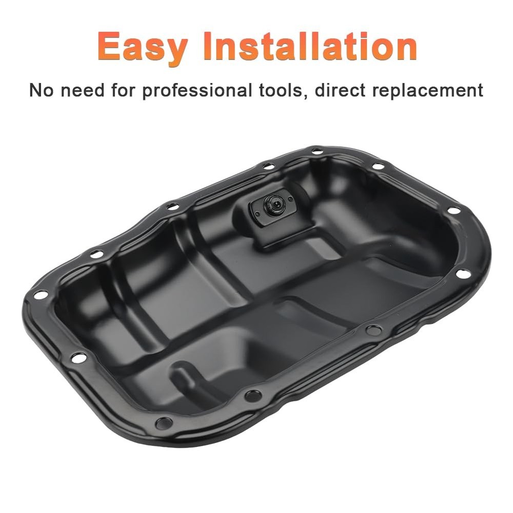 VANJING Lower Engine Oil Pan Sump with Drain Plug Compatible Scion iM...