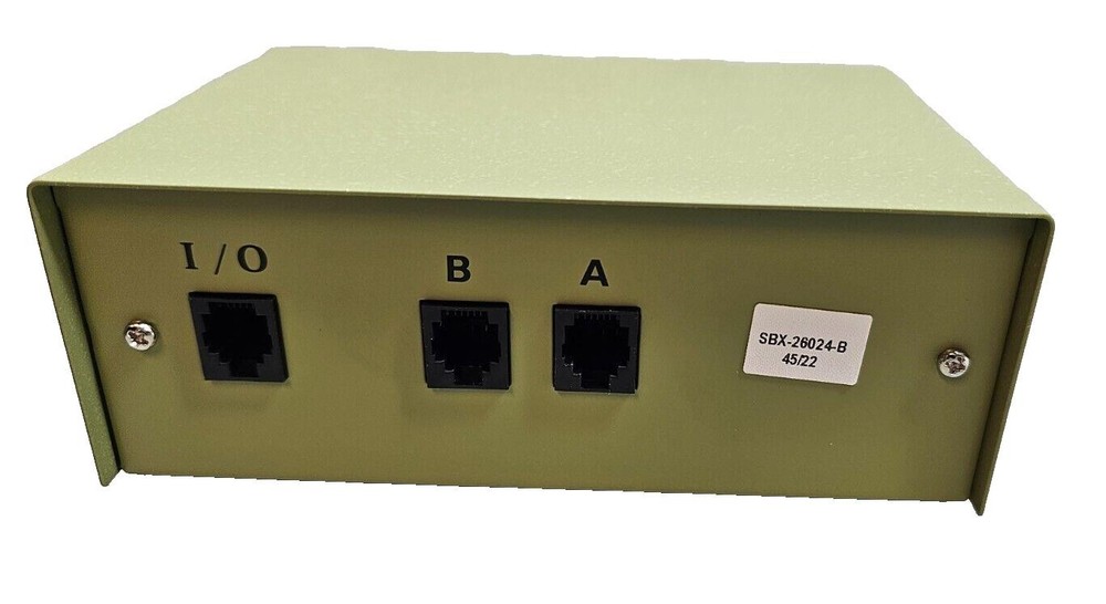 RJ11 Data Transfer Switch A/B Box 2 POS Kit w/ Cables (Good for Printer Switch!)