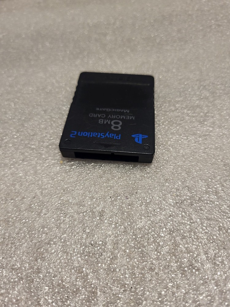 MagicGate 8 MB Memory Card Compatible with PlayStation 2 Ps2 Black Scph-10020