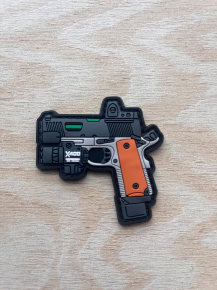 Ported 2011 Morale Patch 2011 Silhouette Hook And Loop PVC Premium Patches