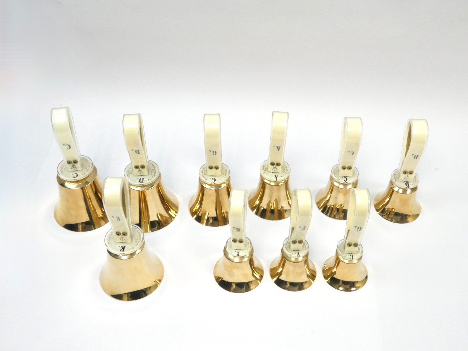 Malmark 3 Octave Handbell Set C4–C7 w Cases (Plus 10 Duplicate Bells)