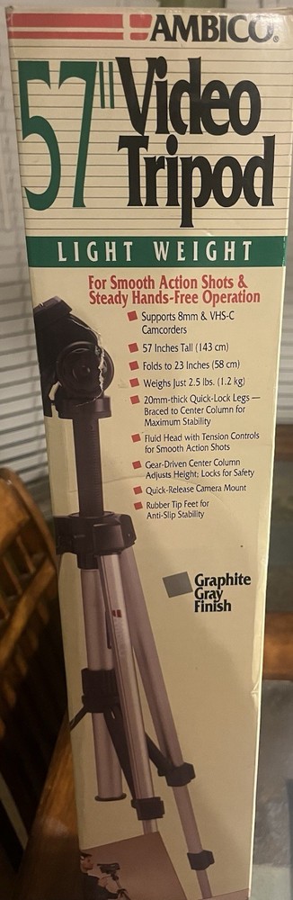 AMBICO Camera/Video 57" Tripod Camera Stand