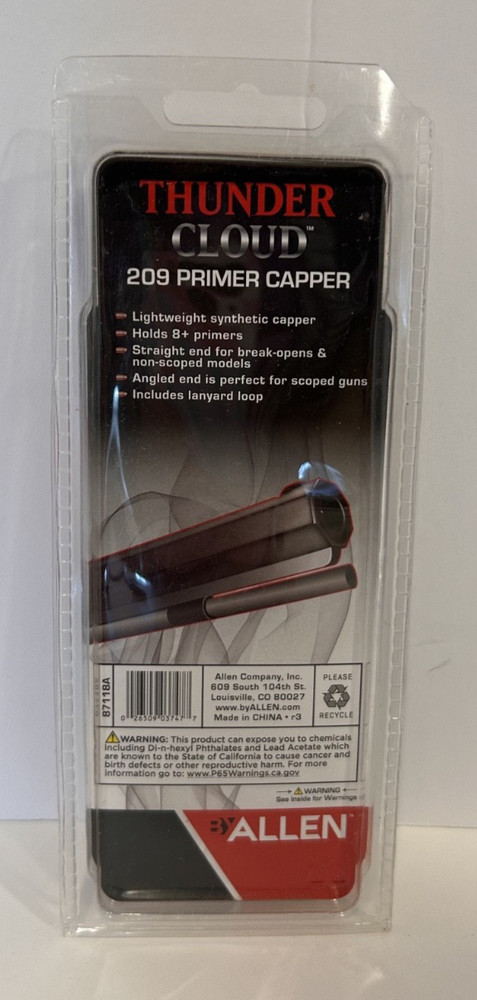 Thunder Cloud 209 Primer Capper