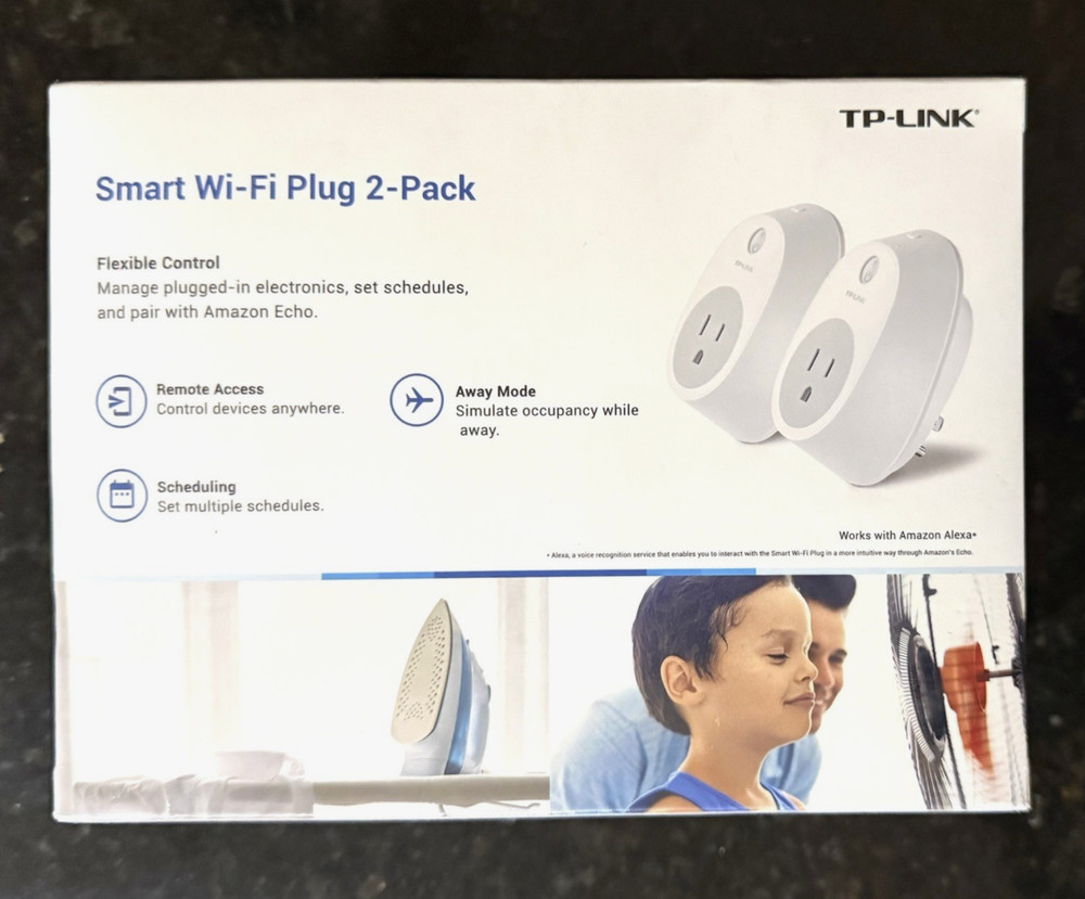 TP-Link Smart WiFi Plug 2-PACK HS100 Alexa Google Home Remote Control Outlet Ech