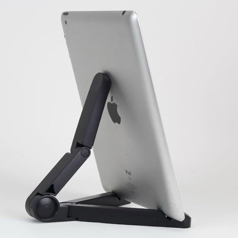 Portable Foldable Cell Phone & Ipad Stand Adjustable Desk Holder Set Universal