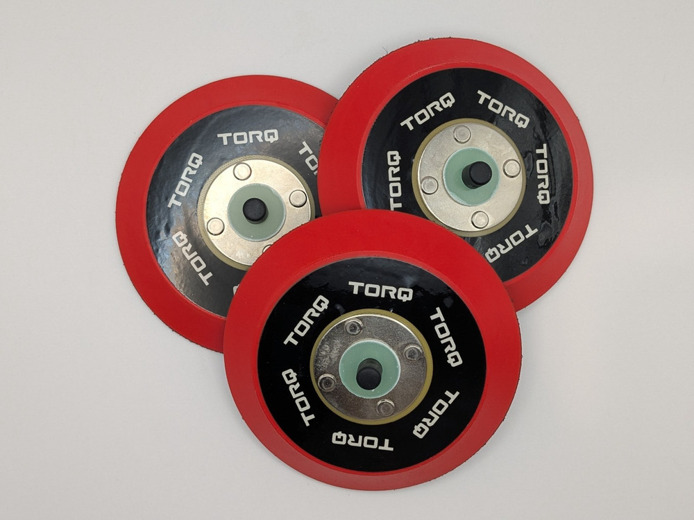 NEW TORQ 5" DA Polisher Backing Plate w/ Hook & Loop Pad - 1 Piece