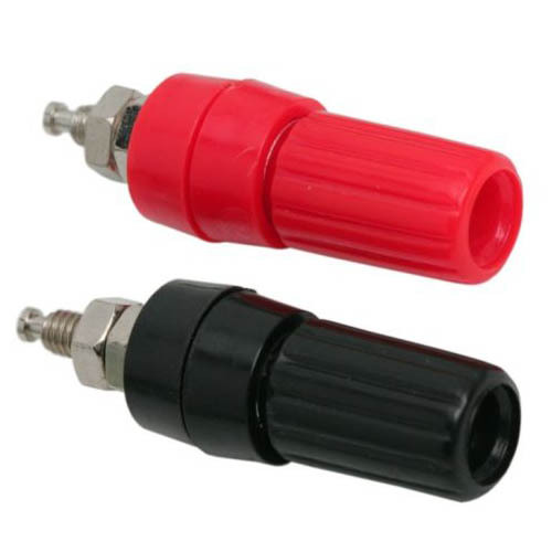2X Binding Post for AV Speaker Amplifier Terminal 4mm Socket to Banana Plugs