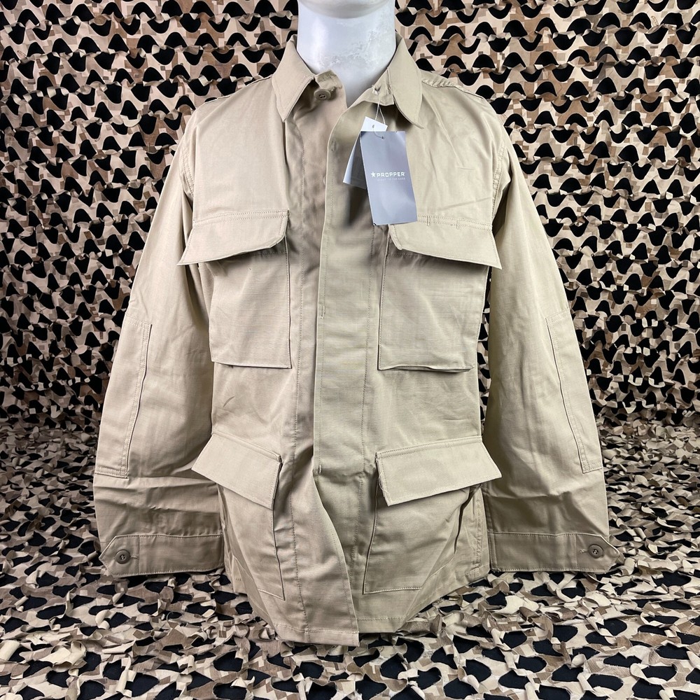NEW BDU Propper Jacket - Tan - Large Long