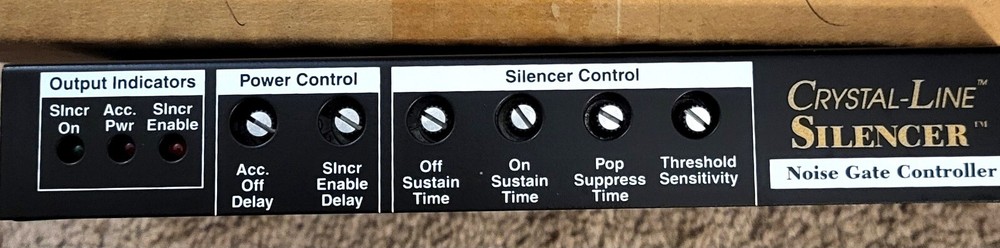 Old school Crystal-Line "Silencer" Noise Gate System