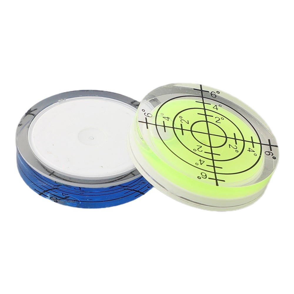 2Pcs 32mm Bubble Level for Adjusting Office Machines and Computer Monitors