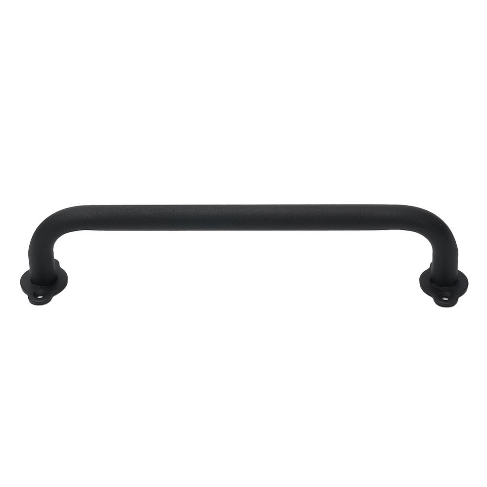 Sliding Barn Door Pull Flush Handle Gate Hardware Set Matte Black Carbon steel