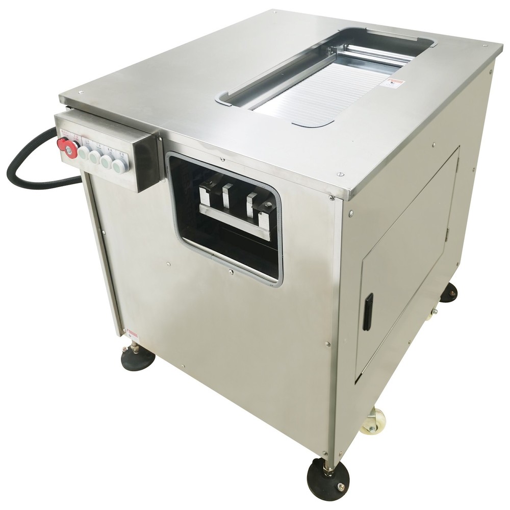 Electric Fresh Meat Fish Fillet Cutter Salmon Slices Processing Machine