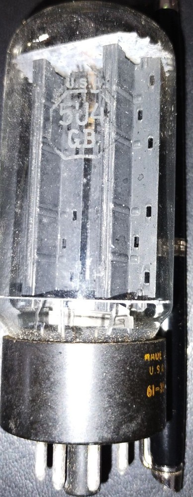 5U4GB RCA 5 volt rectifier tube tests NOS 1 pc