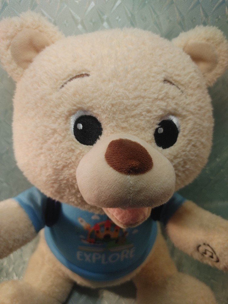 Spark Create Imagine Interactive Learning Plush Bear for Child, With Books