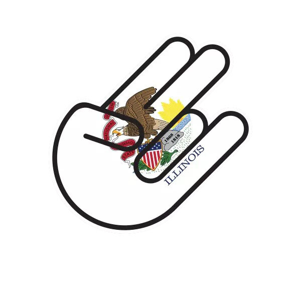 Illinois Shocker Sticker Decal