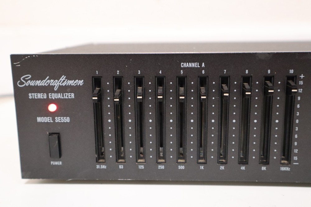 Soundcraftsmen SE550 equalizer - Tested Working