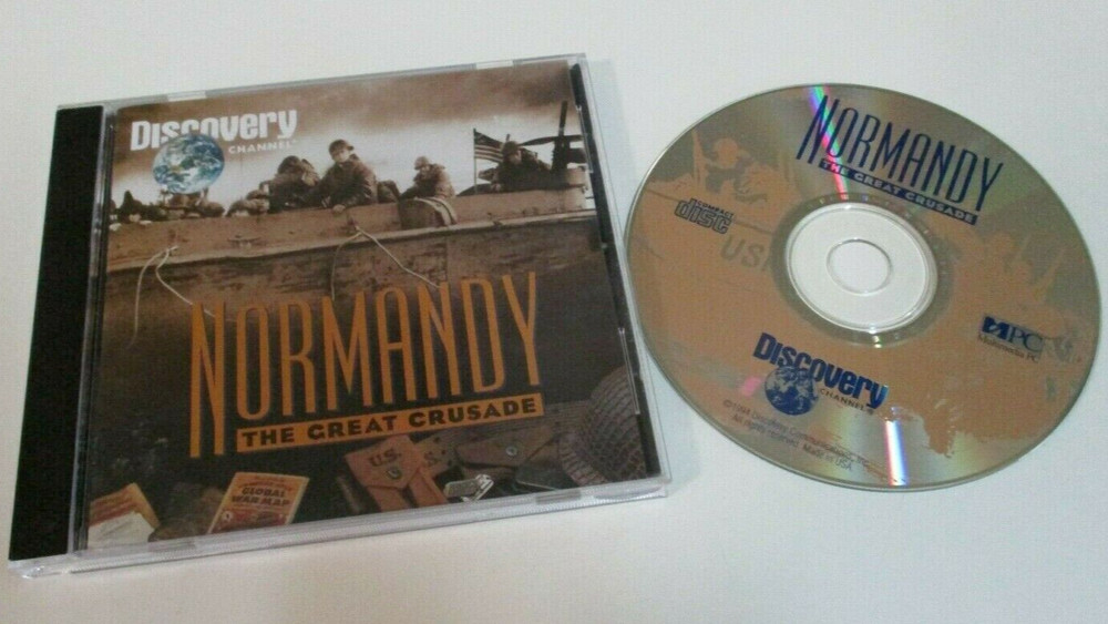 Normandy: The Great Crusade - Documentary - Discovery Channel - CD-ROM - 1994