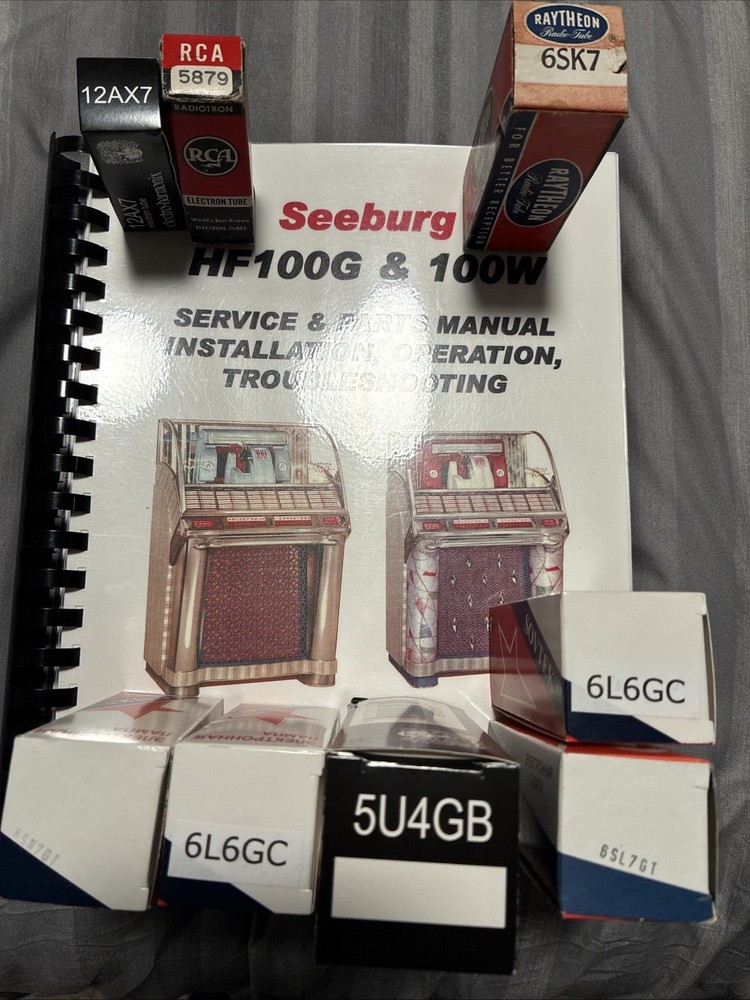 Seeburg Jukebox Tubes And Manual