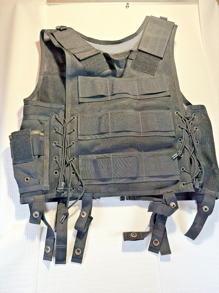 Blackhawk Tactical Vest Black Adjustable One size.