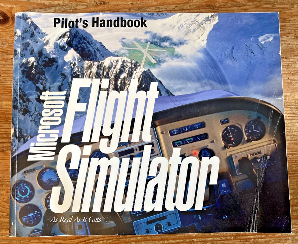 Microsoft Flight Simulator Pilot's Handbook PB Book Version 5 Software Manual
