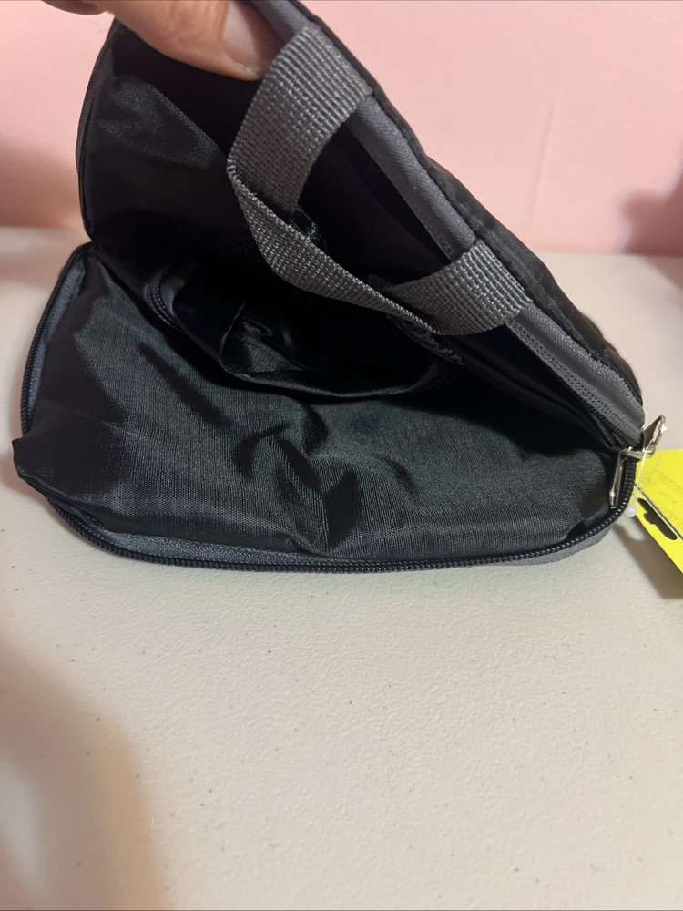 NWT Pro Outdoor Foldable Waterproof Black Backpack Polyester 38x43x12 cms