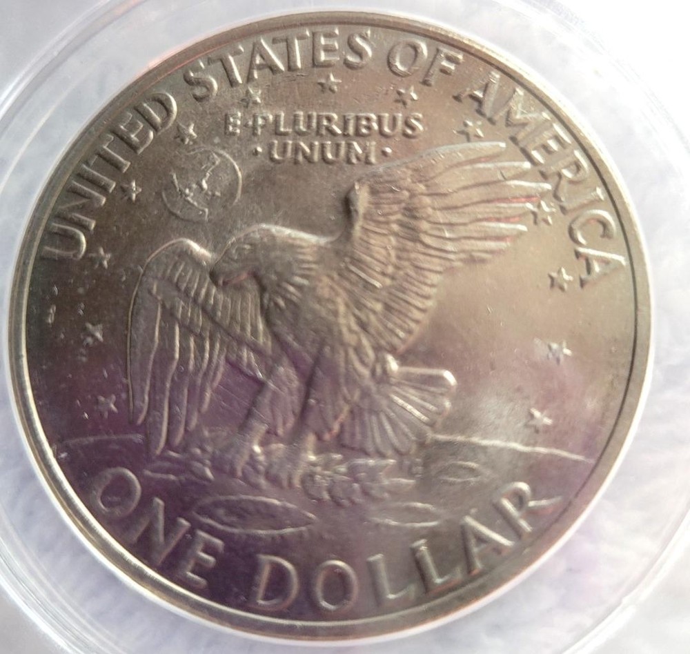 1971 D EISENHOWER (IKE) DOLLAR ANACS MS 63