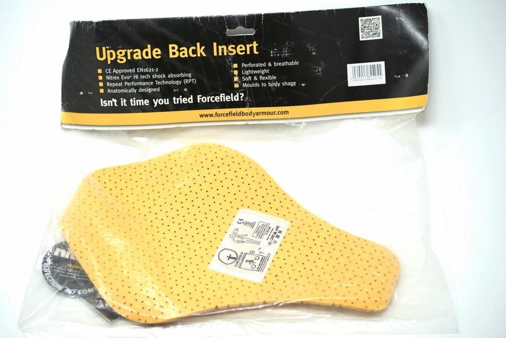 Forcefield Body Armour Back Protector Insert - CE Level 2 Safety