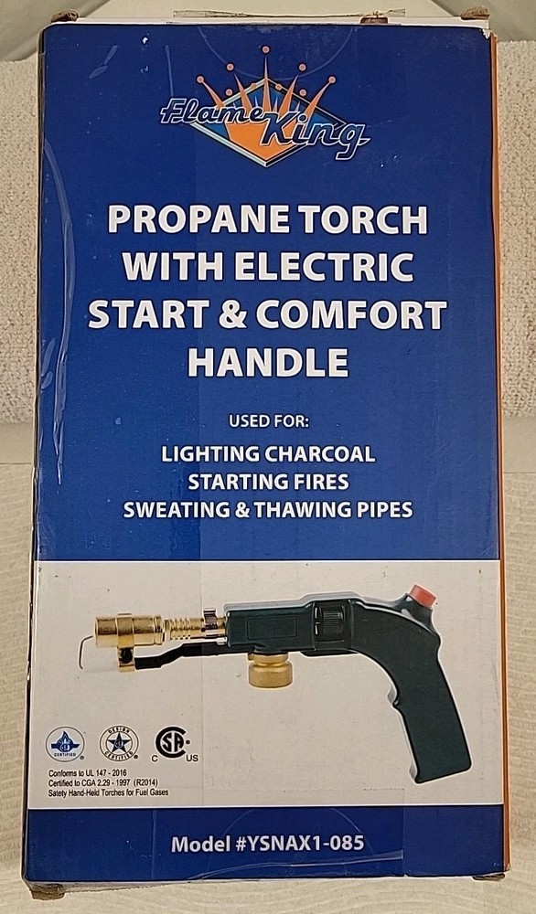 Flame King 27,000 BTU Propane Handheld Torch with Self Ignition