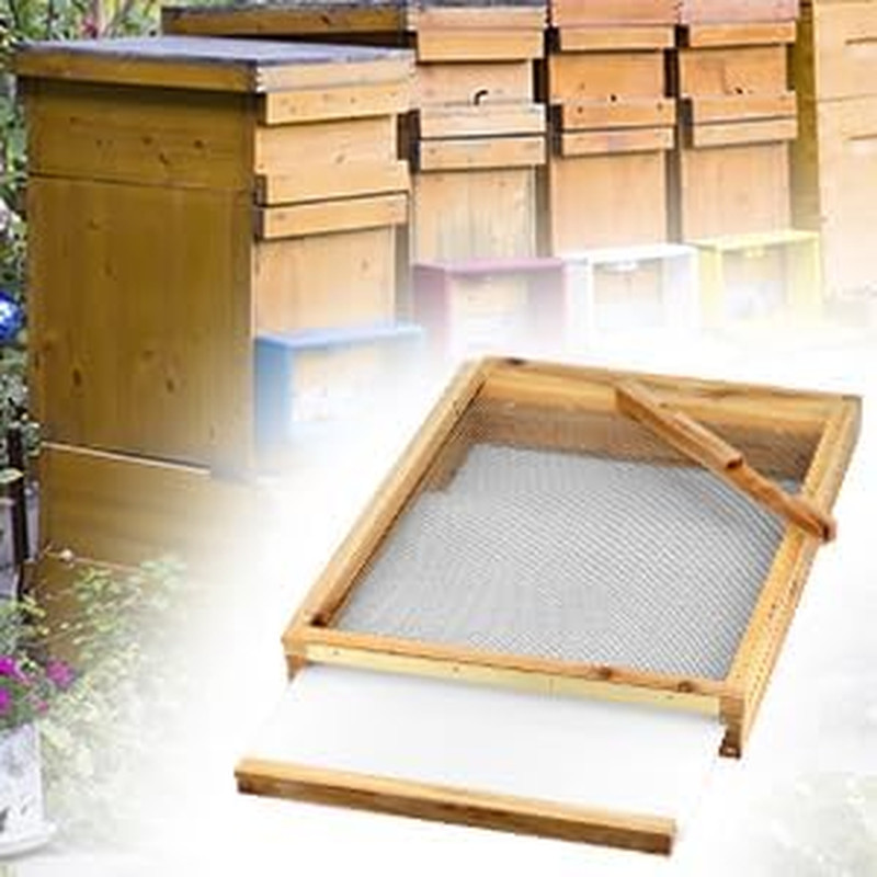 10 Frame Beehive Screened Bottom Board Beeswax Cedar Ventilated Base