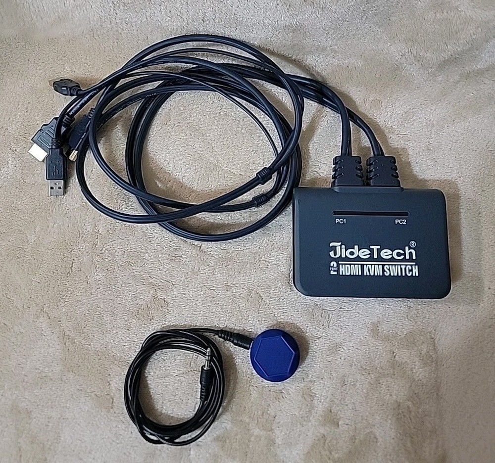 Jidetech 2 port HDMI KVM Switch - Tested Works