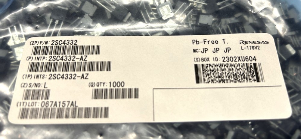 Renesas Transistor 2SC4332-AZ、 10pcs、New