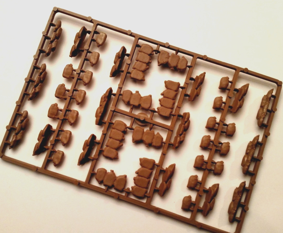 Renedra Plastics - SANDBAGS for 28mm Historical WW1 & WWII Wargames