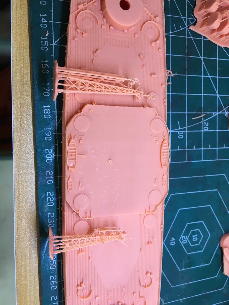 3D Printed 1/700 British Conqueror Battleship Unpainted Model Kit NEW！