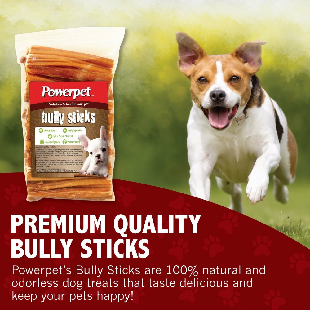 All Natural Bully Steer/Regular Sticks 4 inch FDA & USDA APPROVED-BRC CERTIFIED